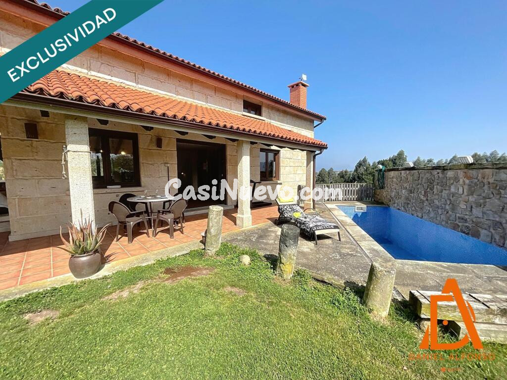 Amplitud, jardín y piscina a 5 min de la playa y 15 de gijón