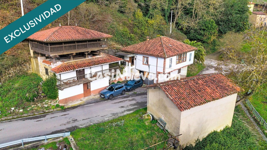 Casa con panera y pajar en pleno corazón de Asturias