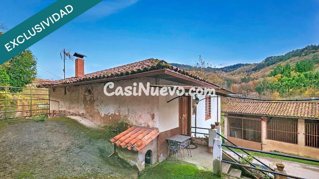Casa con panera y pajar en pleno corazón de Asturias