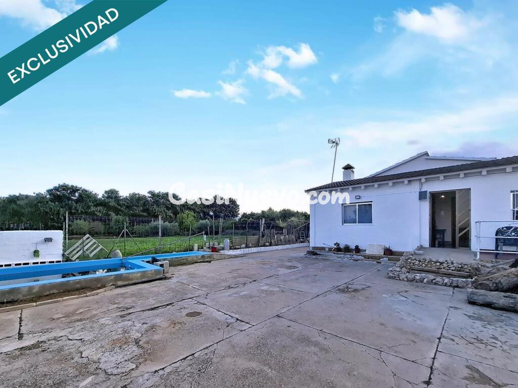 OPORTUNIDAD! CASA DE CAMPO CON PISCINA Y TERRENO EN CERDÁ