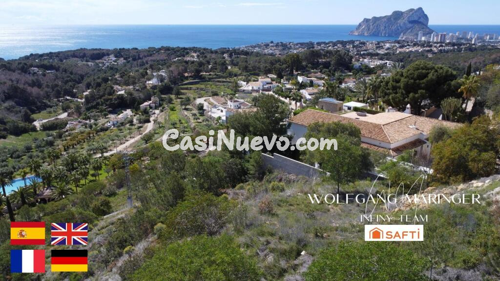 Vistas de Ensueño y Naturaleza Mediterránea: Dos Solares Urbanos en La Fustera, Benissa