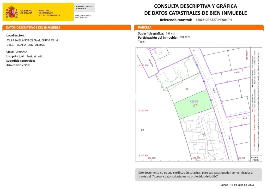 Suelo urbanizable en Venta en Pared, La Las Palmas