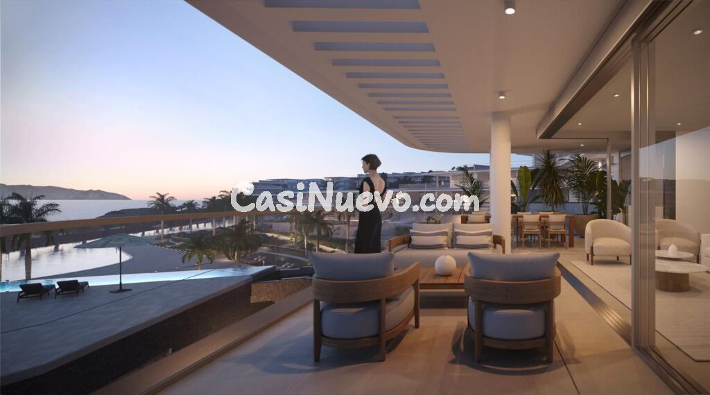 Apartamentos de lujo, Obra nueva al borde del mar en Guia de Isora