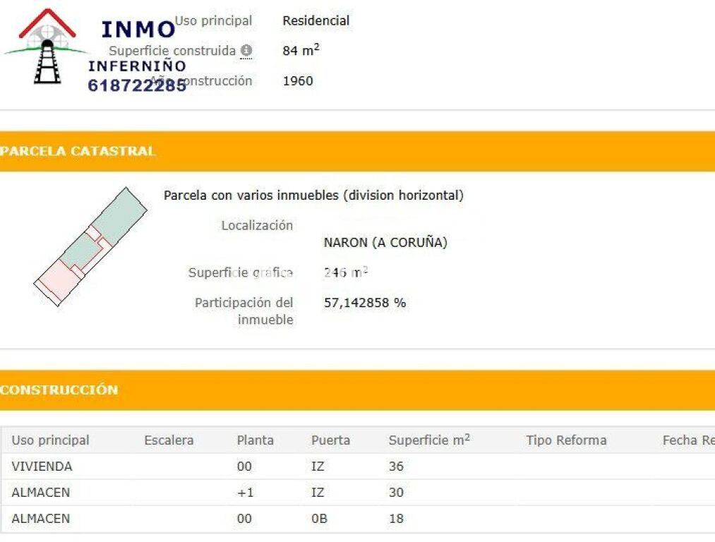 Casa-Chalet en Venta en Naron La Coruña Ref: 438089