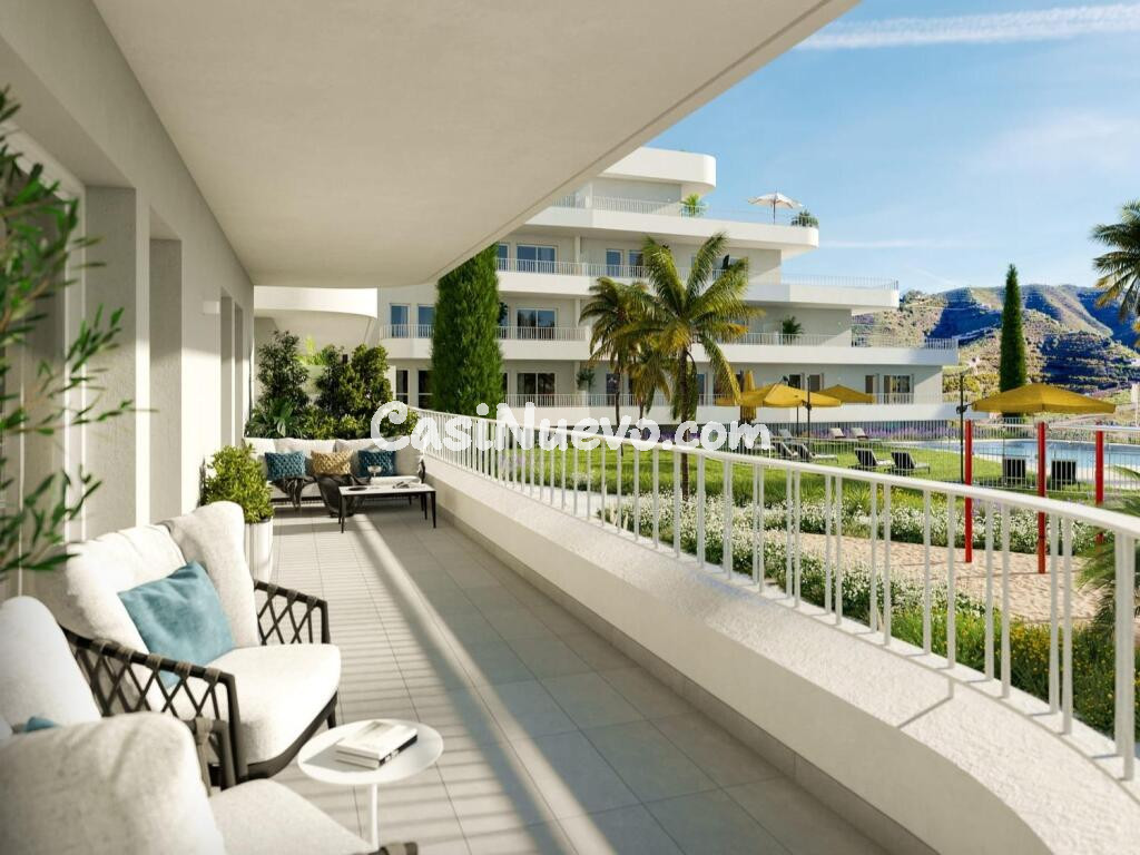 PISO 2 DORM A ESTRENAR con amplia terraza, PISCINAS, VISTAS, 2 GARAJE y TRASTERO!!