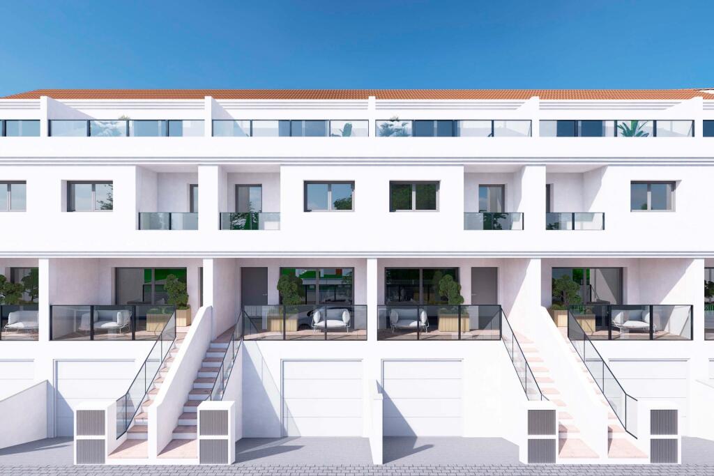 Casas adosadas de obra nueva con solárium y sótano en Rafal, - foto 54