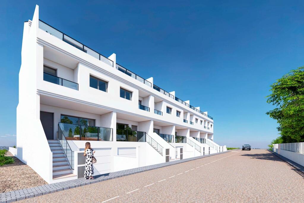 Casas adosadas de obra nueva con solárium y sótano en Rafal, - foto 58