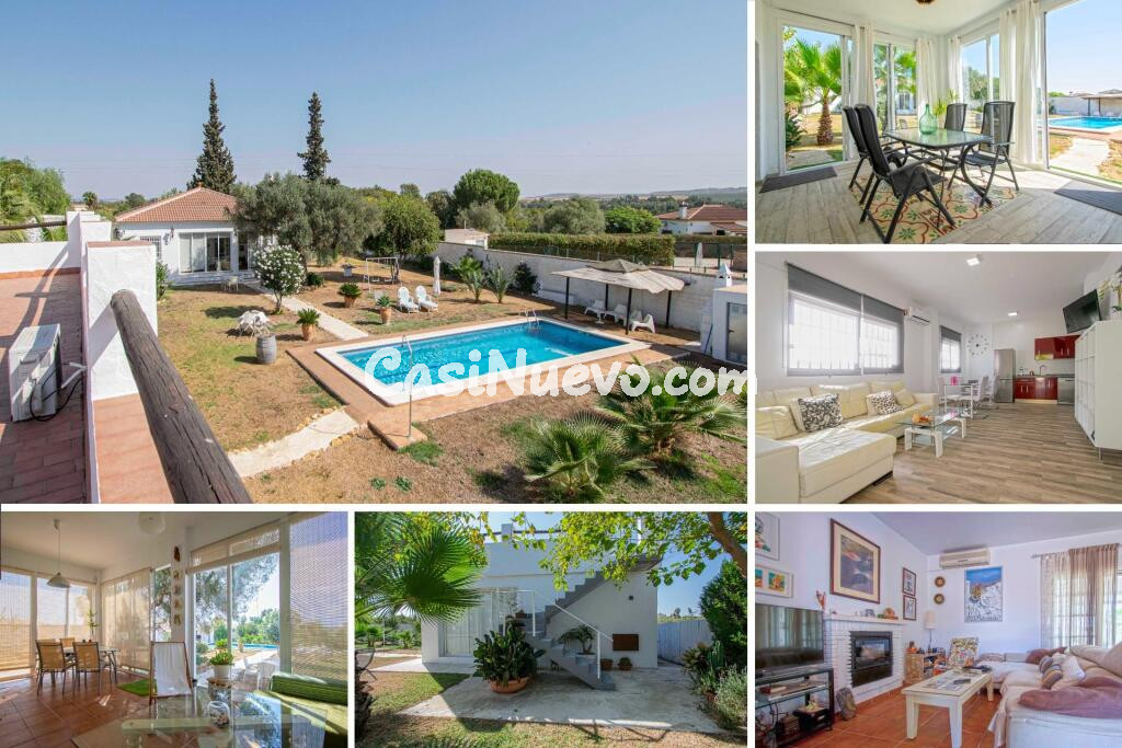 Espectacular chalet independiente en Sanlúcar La Mayor!!!