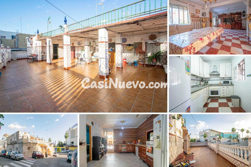 Gran casa de pueblo en el corazón de Tomares!!!!