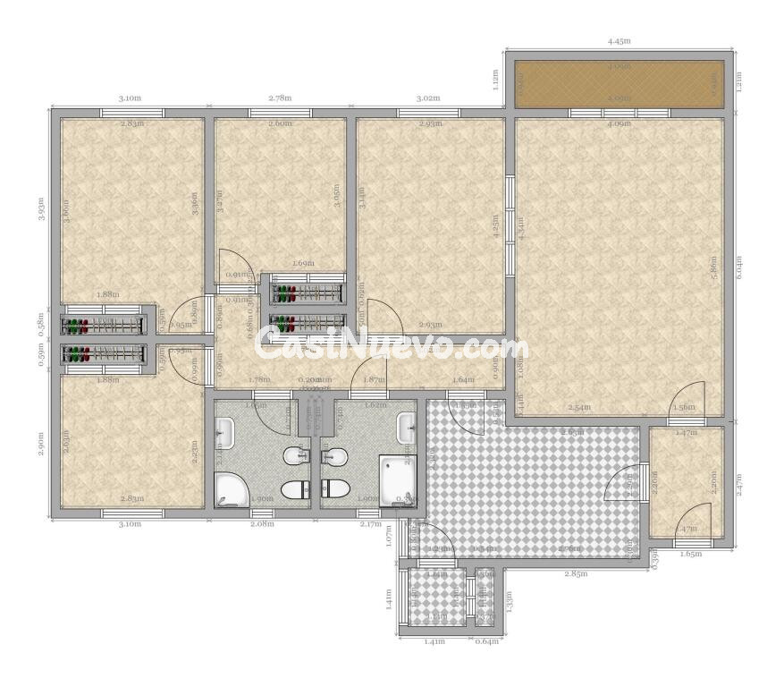 Magnífico piso en venta en Ronda Triana