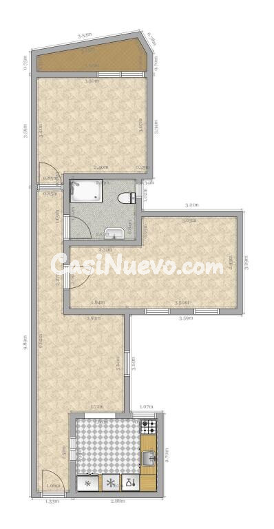 ¡ACOGEDOR PISO REFORMADO EN SAN JUAN DE AZNALFARACHE!