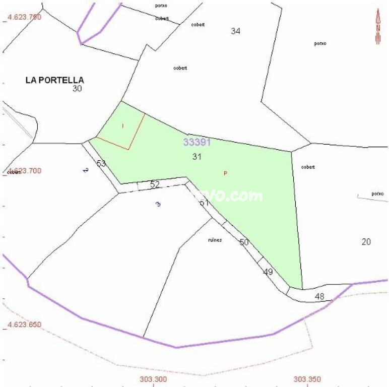 Terreno en zona urbanizable, La Portella