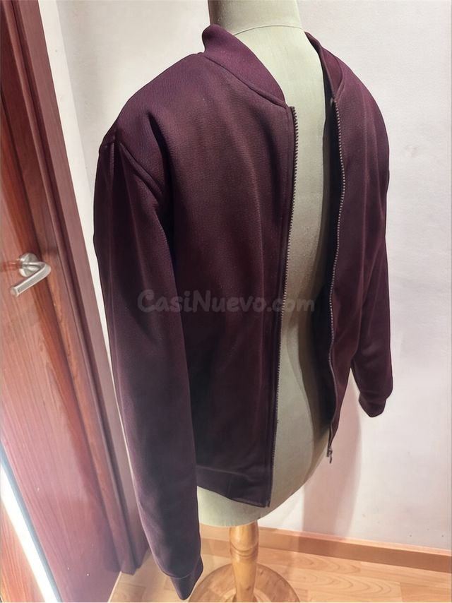 Chaqueta bomber burdeos talla M - foto 2
