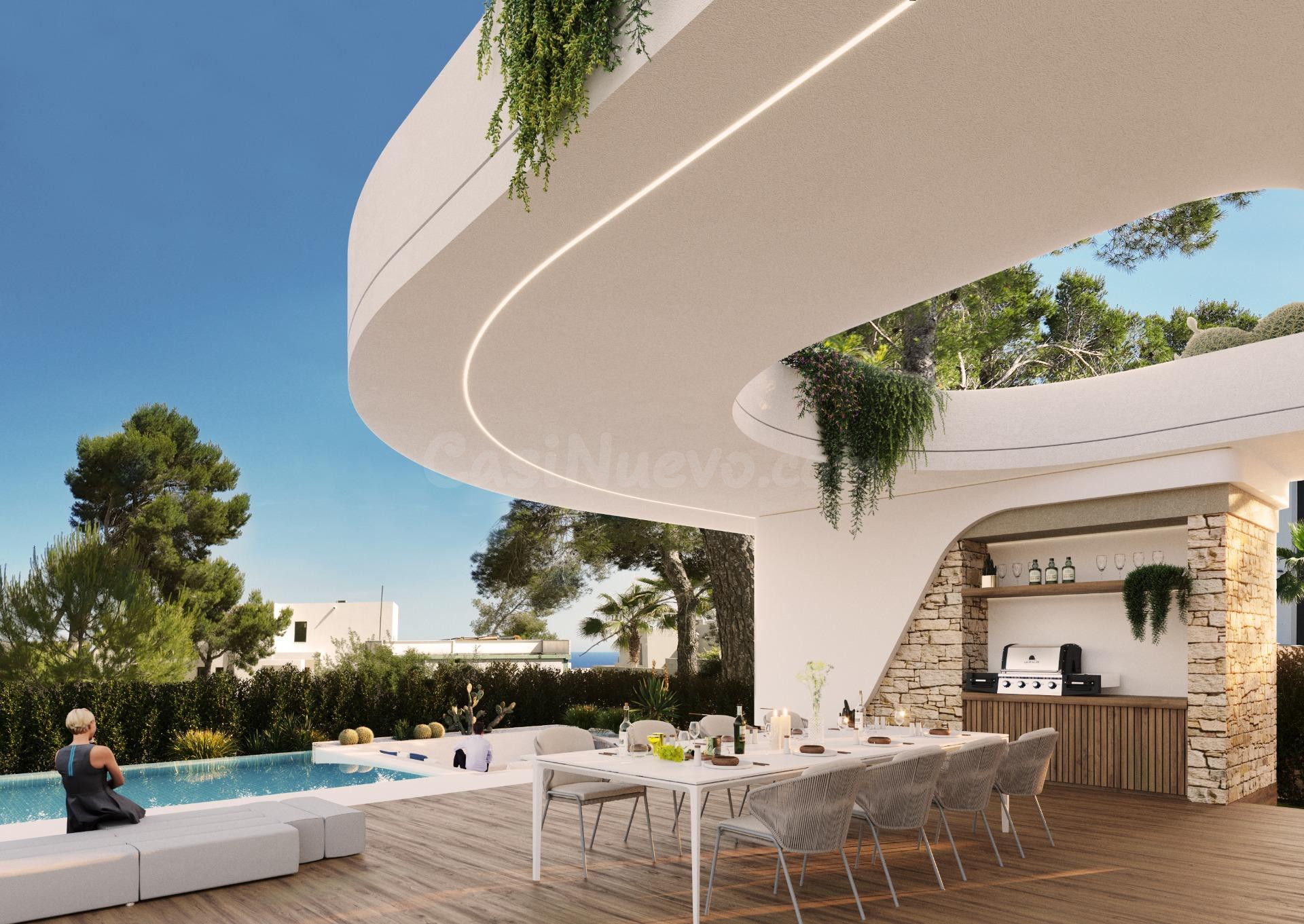 Villa Elise en Moraira: Diseño mediterráneo, privacidad y confort en plena Costa Blanca - foto 3