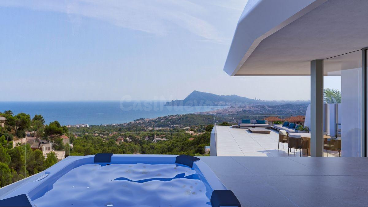 Lujosa villa moderna en construcción en Altea – espectacular - foto 3