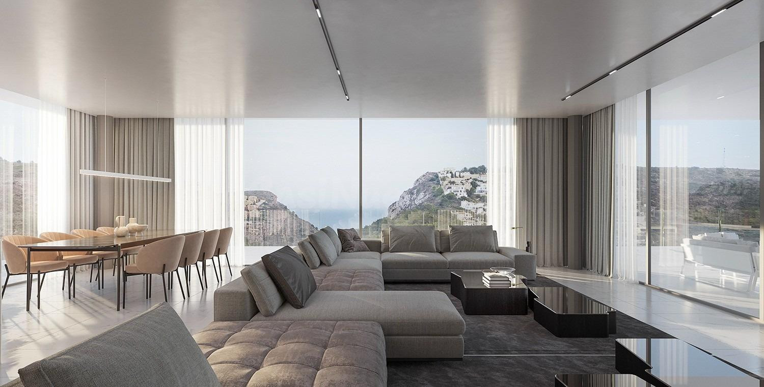 Villa de lujo en Moraira con vistas al mar, en la zona Verde - foto 2