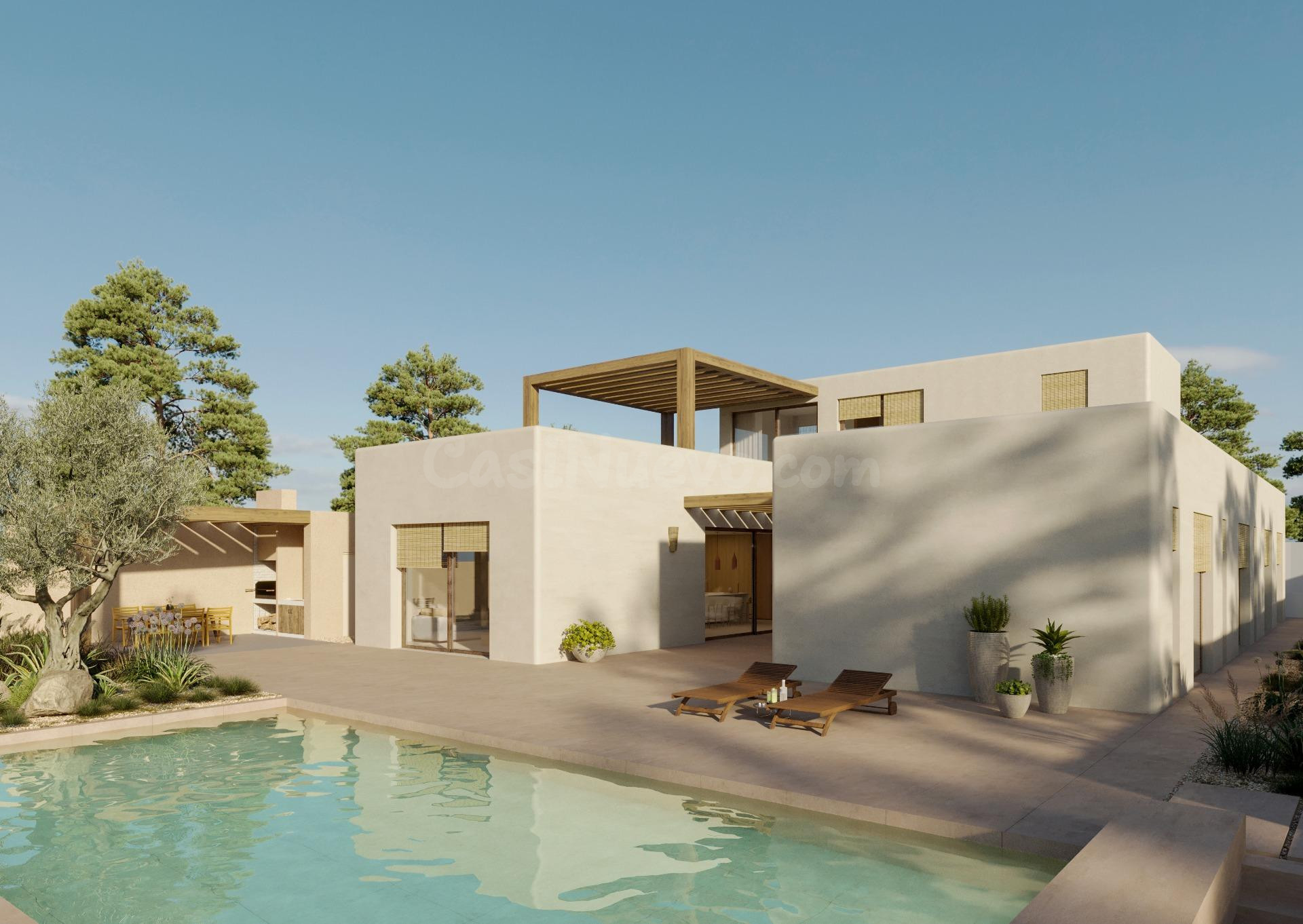 Villa de Obra Nueva en Teulada, Costa Blanca - 5 Dormitorios - foto 5