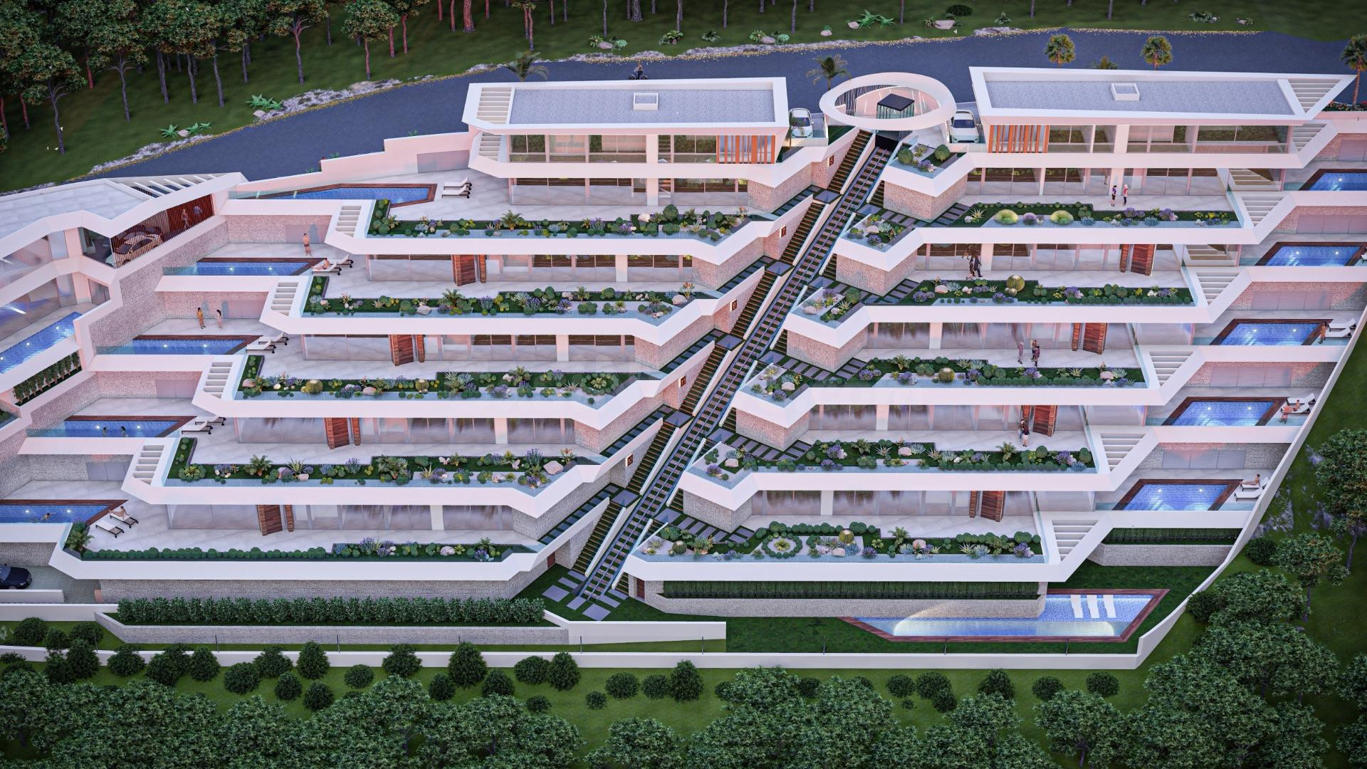 Apartamento de lujo con jardín y piscina privada en Mascarat - foto 5