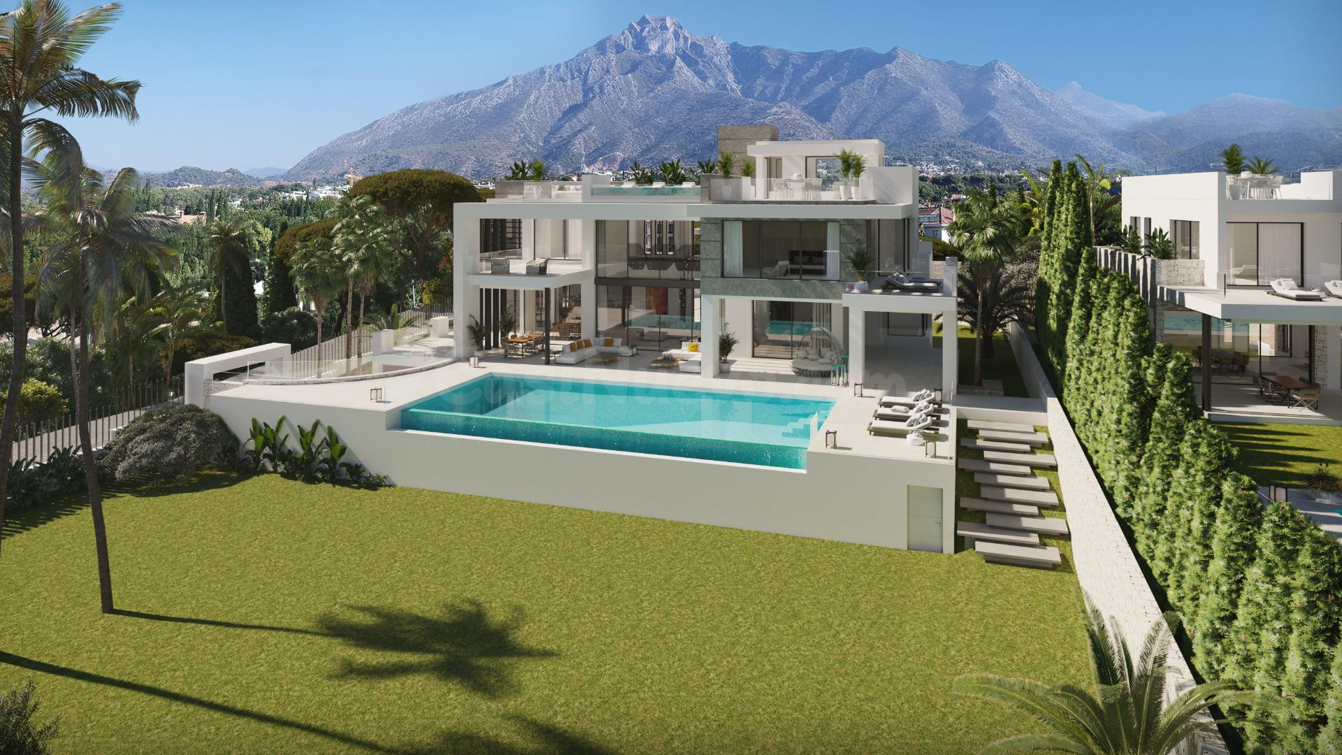 Villa moderna  urbanizacion cerrada Rocio de nagueles  en Milla de Oro