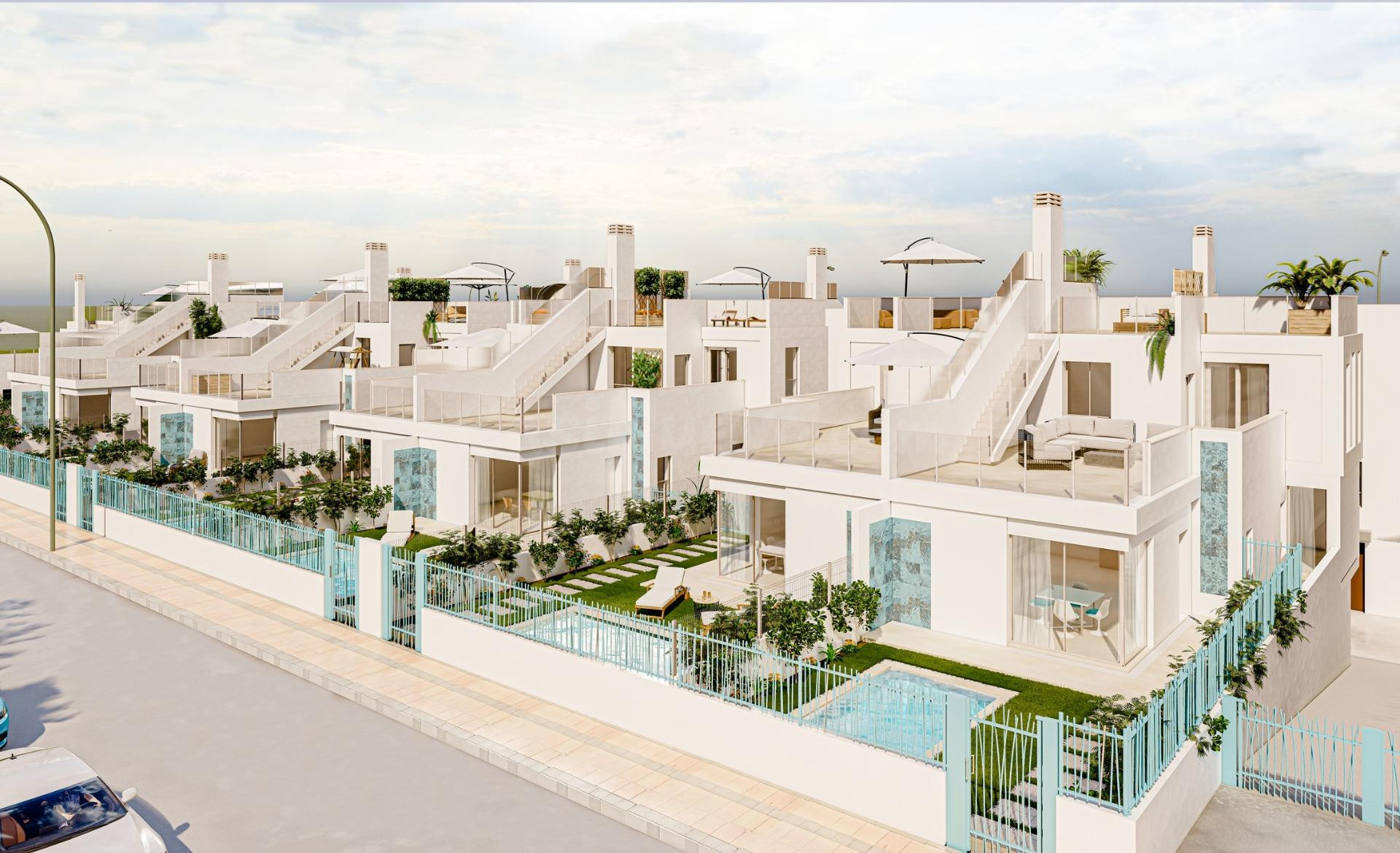 Villas de obra nueva cerca de La Serena Golf y la playa en L - foto 2