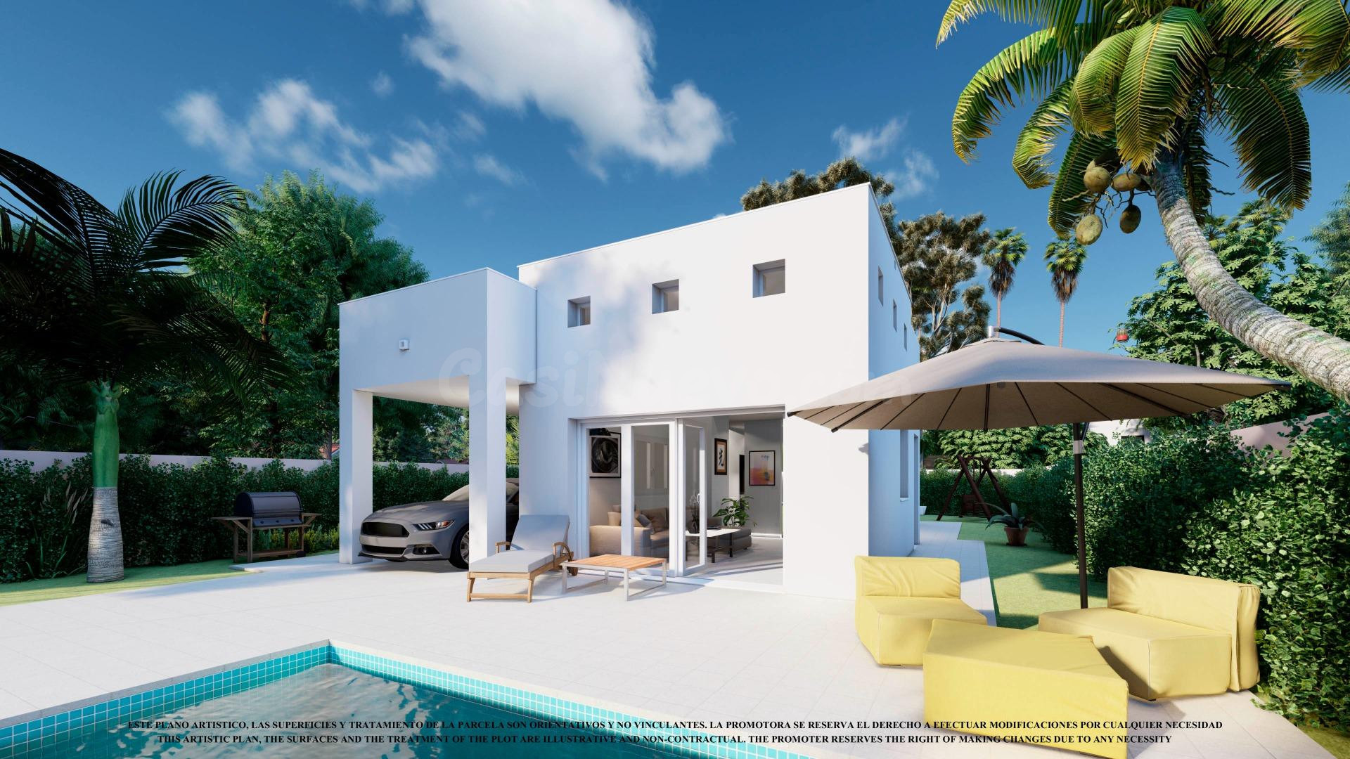 VILLAS DE OBRA NUEVA EN LOS ALCAZARES
