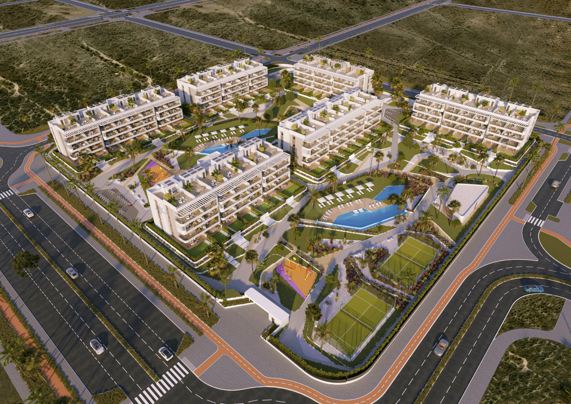 Apartamentos modernos de nueva construcción en La Hoya, Torrevieja