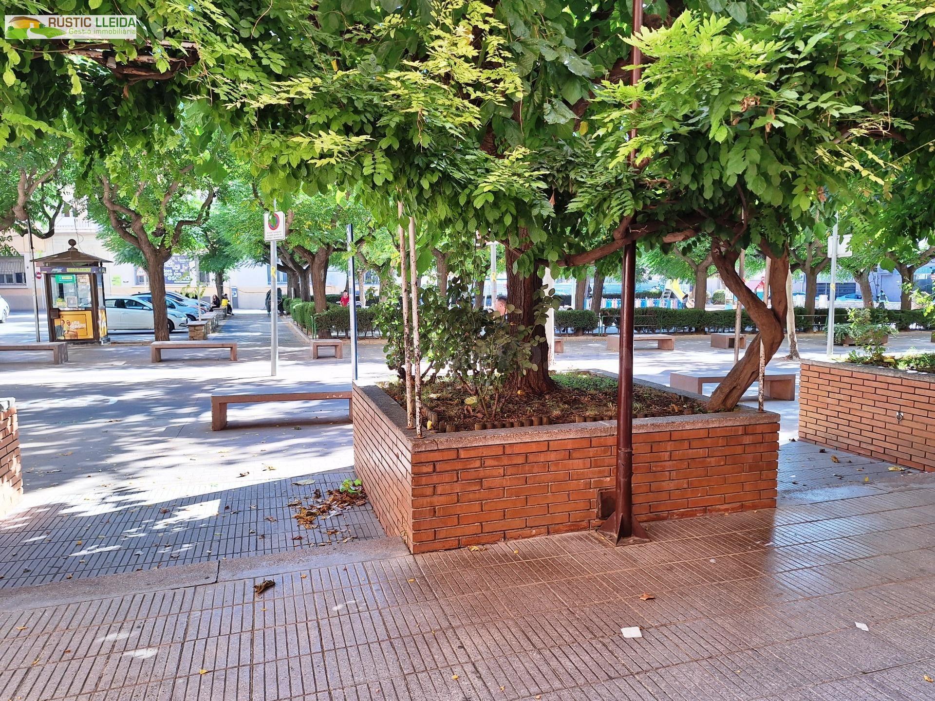Se alquila local comercial con terraza en el centro de Tàrrega.
