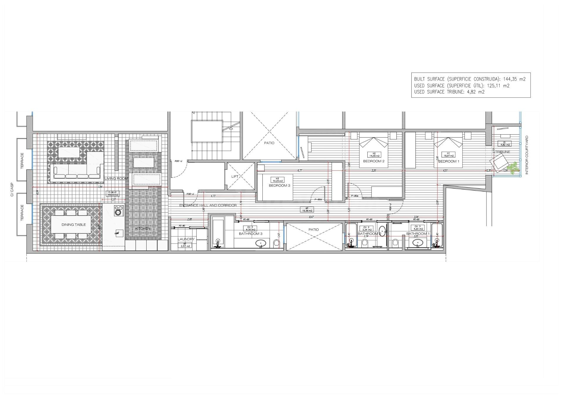 Apartamento de lujo de 3 dormitorios al lado del Plaza Catalunya - foto 3