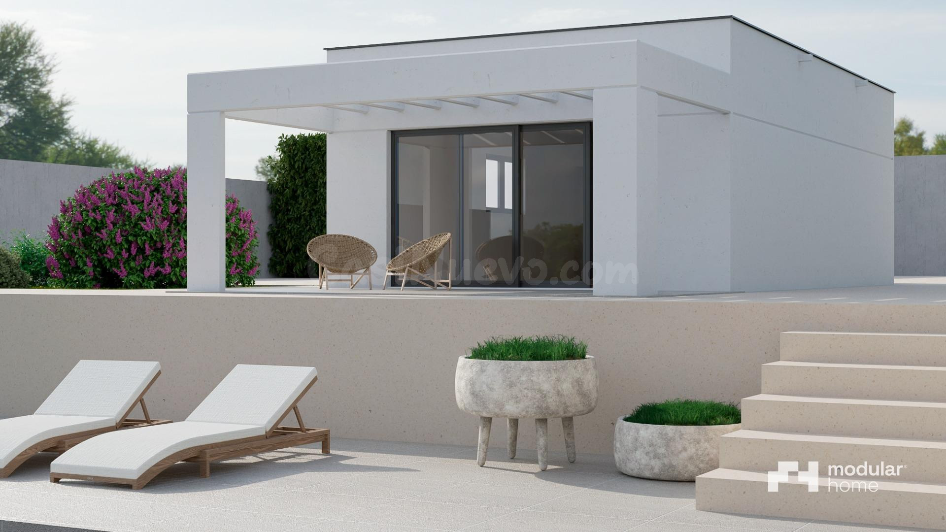 Casa Modular de hormigón + Parcela en Roda de Berà | Proyect - foto 3