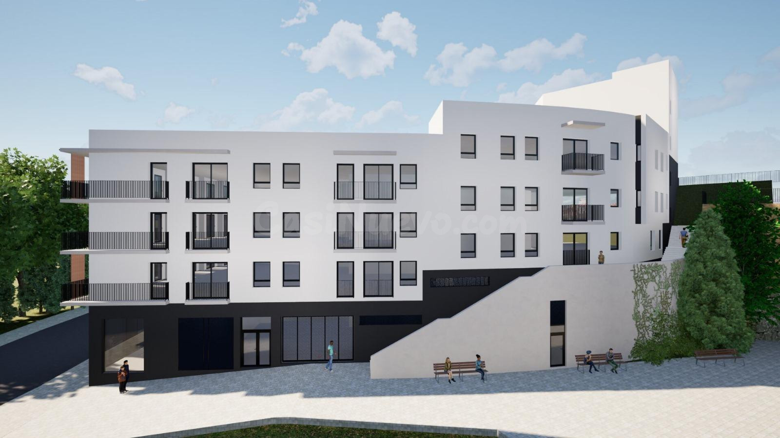 Piso de Obra Nueva con dos habitaciones y dos baños en Centr