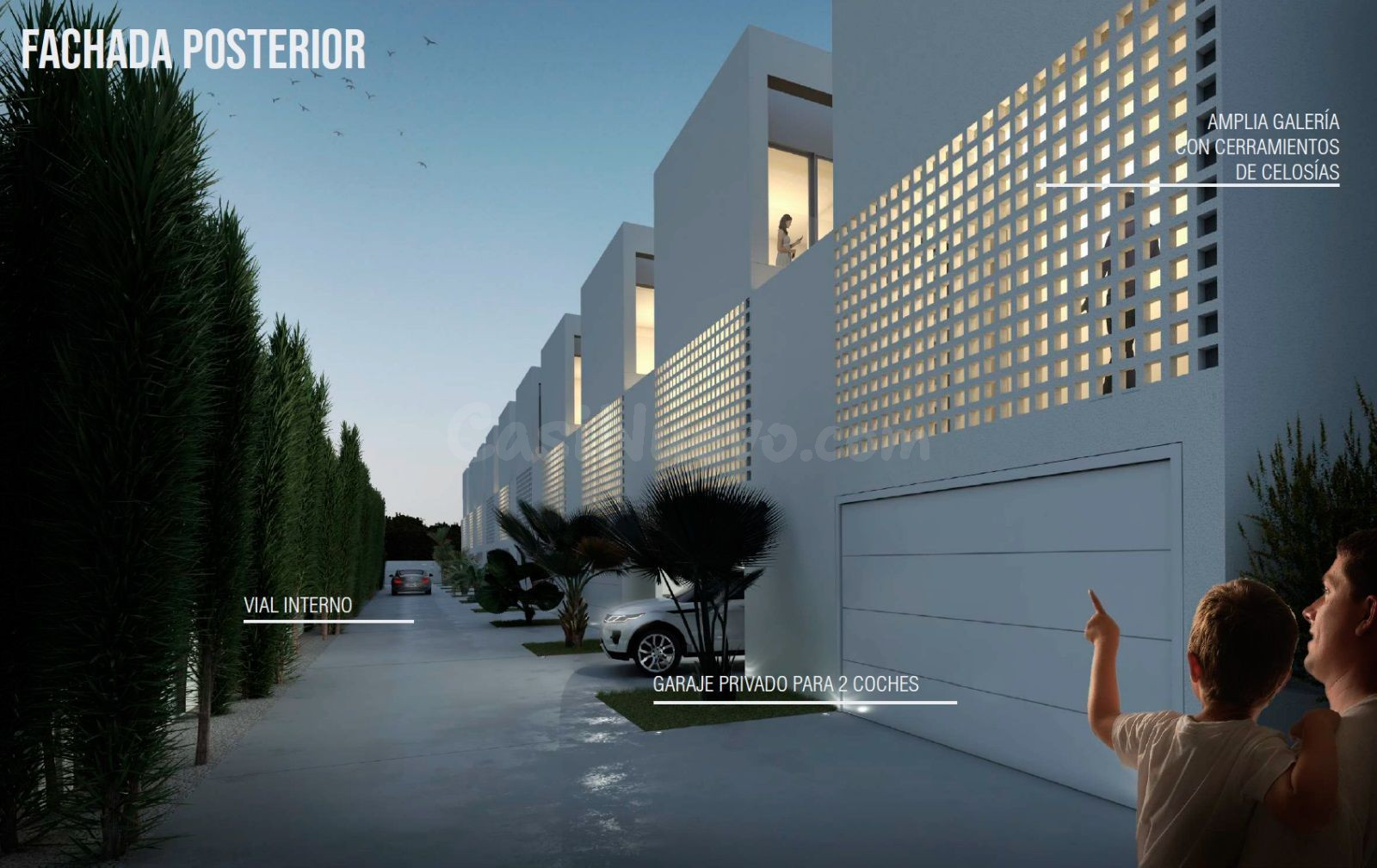 Lujosas villas independientes con piscina privada desbordante, garaje para 2 coches, 3/4 habitaciones y 3 baños en el centro de El Albir. - foto 4