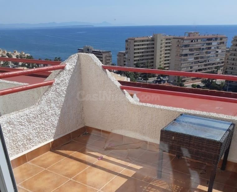 Alquiler vacacional, playa de la mata, vistas al mar