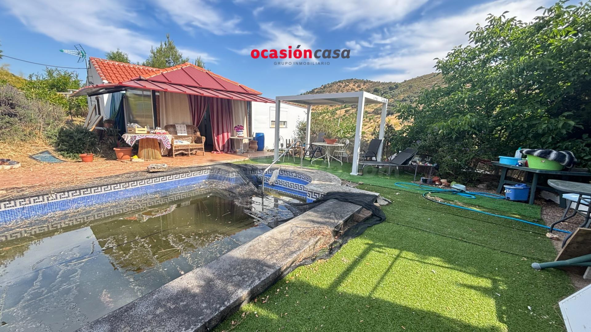 PARCELA CON VIVIENDA Y PISCINA A LA VENTA - foto 2