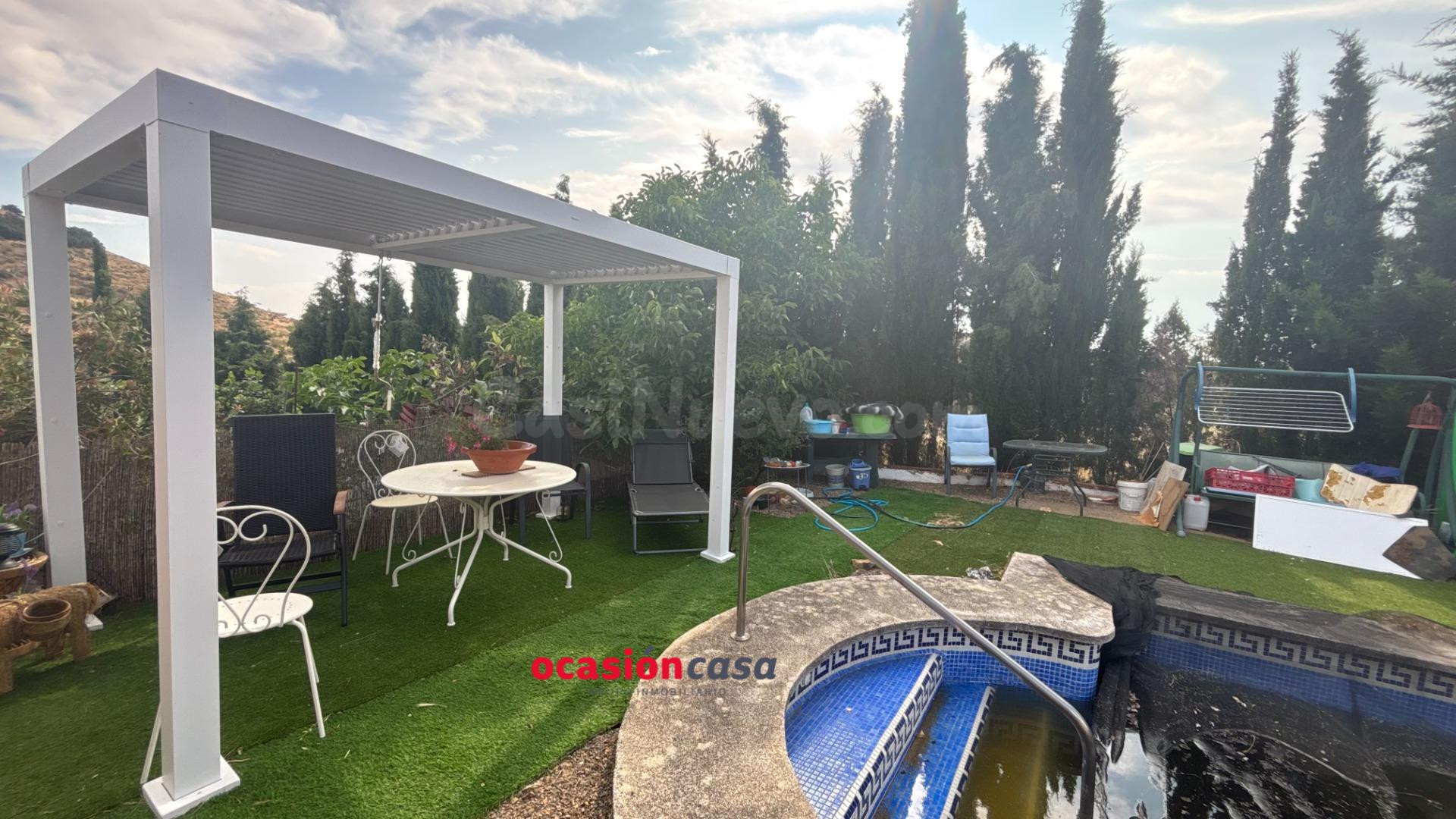 PARCELA CON VIVIENDA Y PISCINA A LA VENTA - foto 4