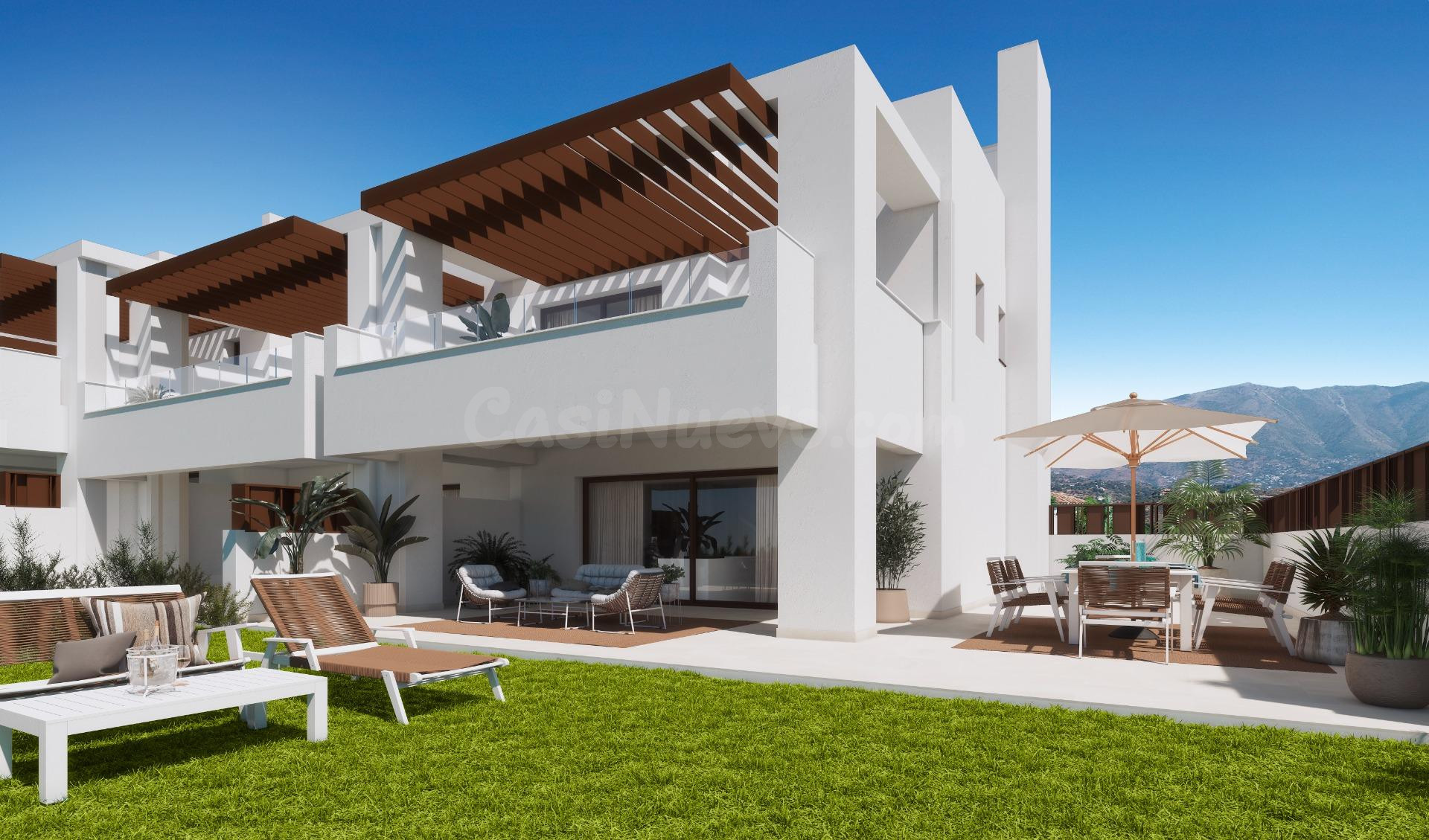 La Cala Golf - Casa Adosada, 3 Dormitorios, Terraza, Piscina, Jardín, Garaje