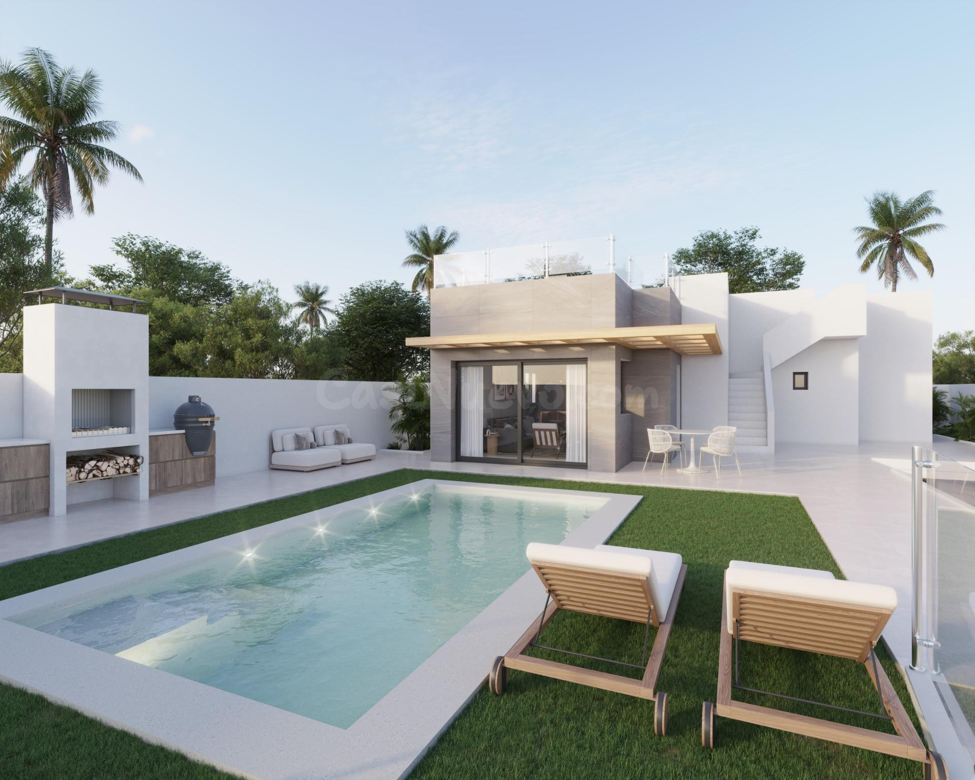 Moderna Villa en Polop con Piscina Privada