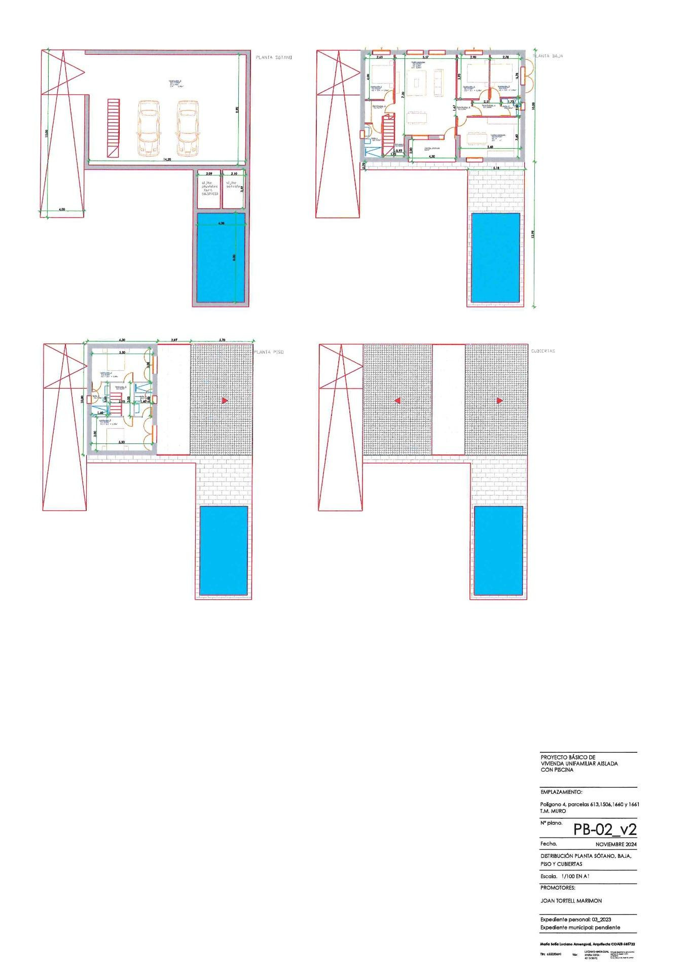 🌳 Terreno rústico urbanizable con proyecto aprobado para vivienda unifamiliar con piscina privada en Muro - foto 5