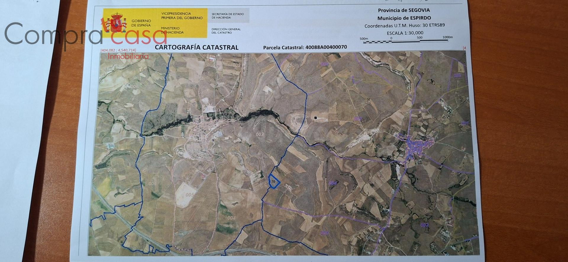 VENTA de PARCELA en ESPIRDO-SEGOVIA.