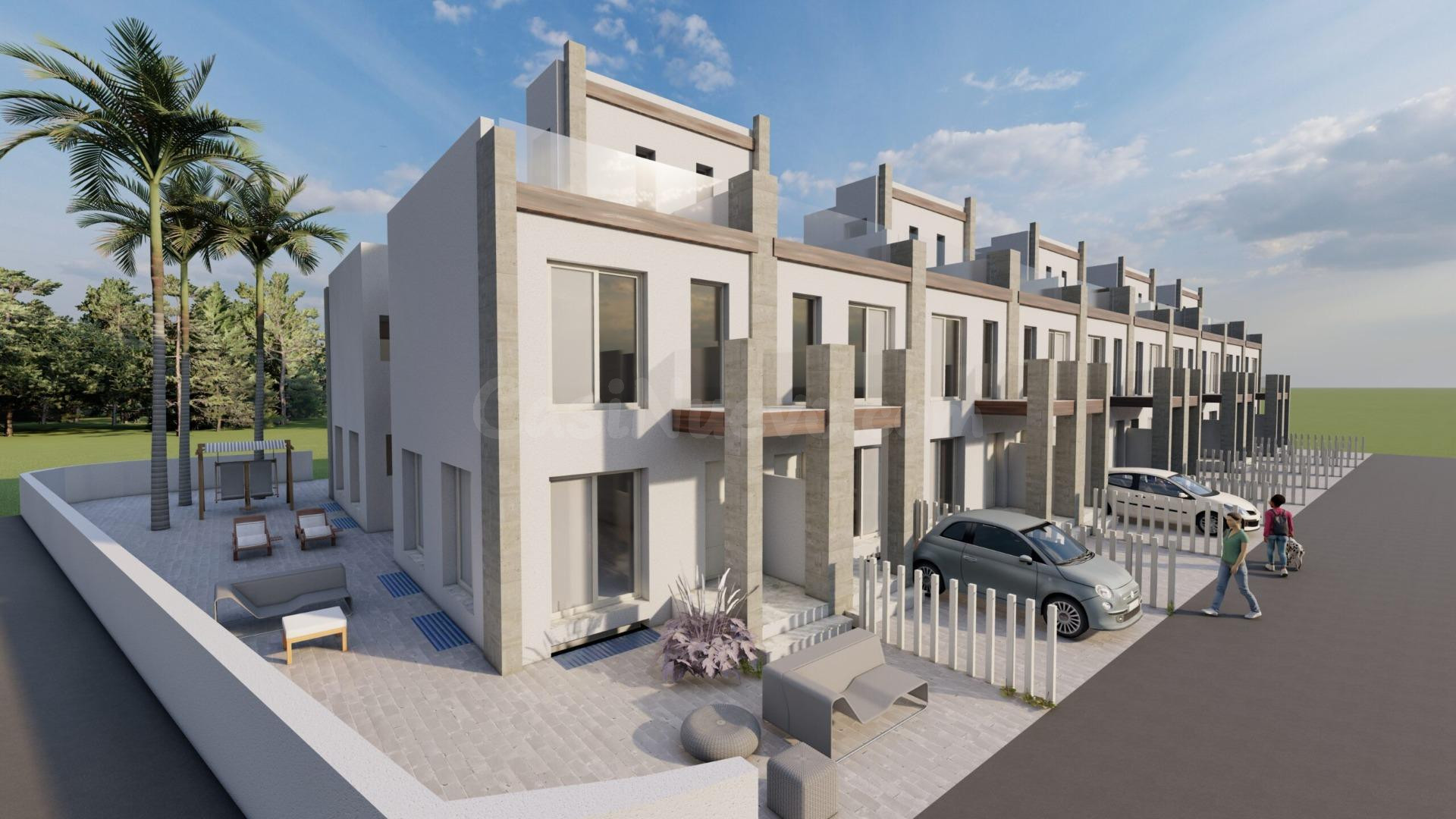 Chalets modernos de obra nueva cerca de la playa en Arenales - foto 4