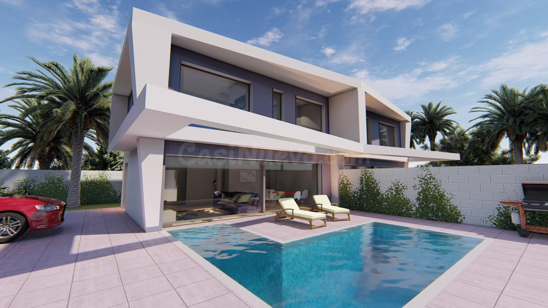 Villas de lujo en Gran Alacant – Viviendas exclusivas de obra nueva con piscina y jardín privado - foto 3