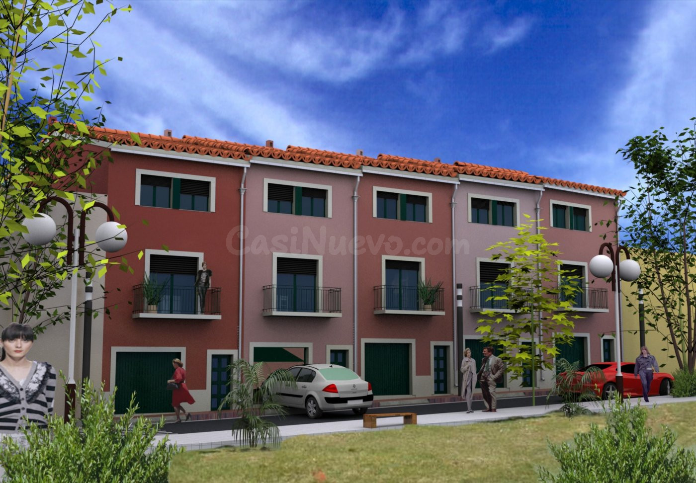 TERRENO URBANO PARA 10 CHALETS ADOSADOS CON PROYECTO Y LICEN