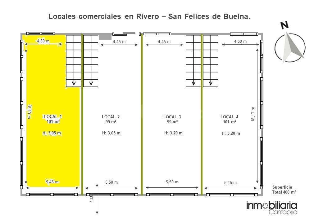 Céntrico local en San Felices de Buelna – Cantabria / Local  - foto 3