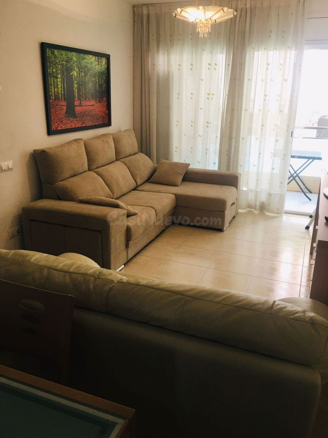Precioso piso de 2 habitaciones, un baño, cocina, salón y ba