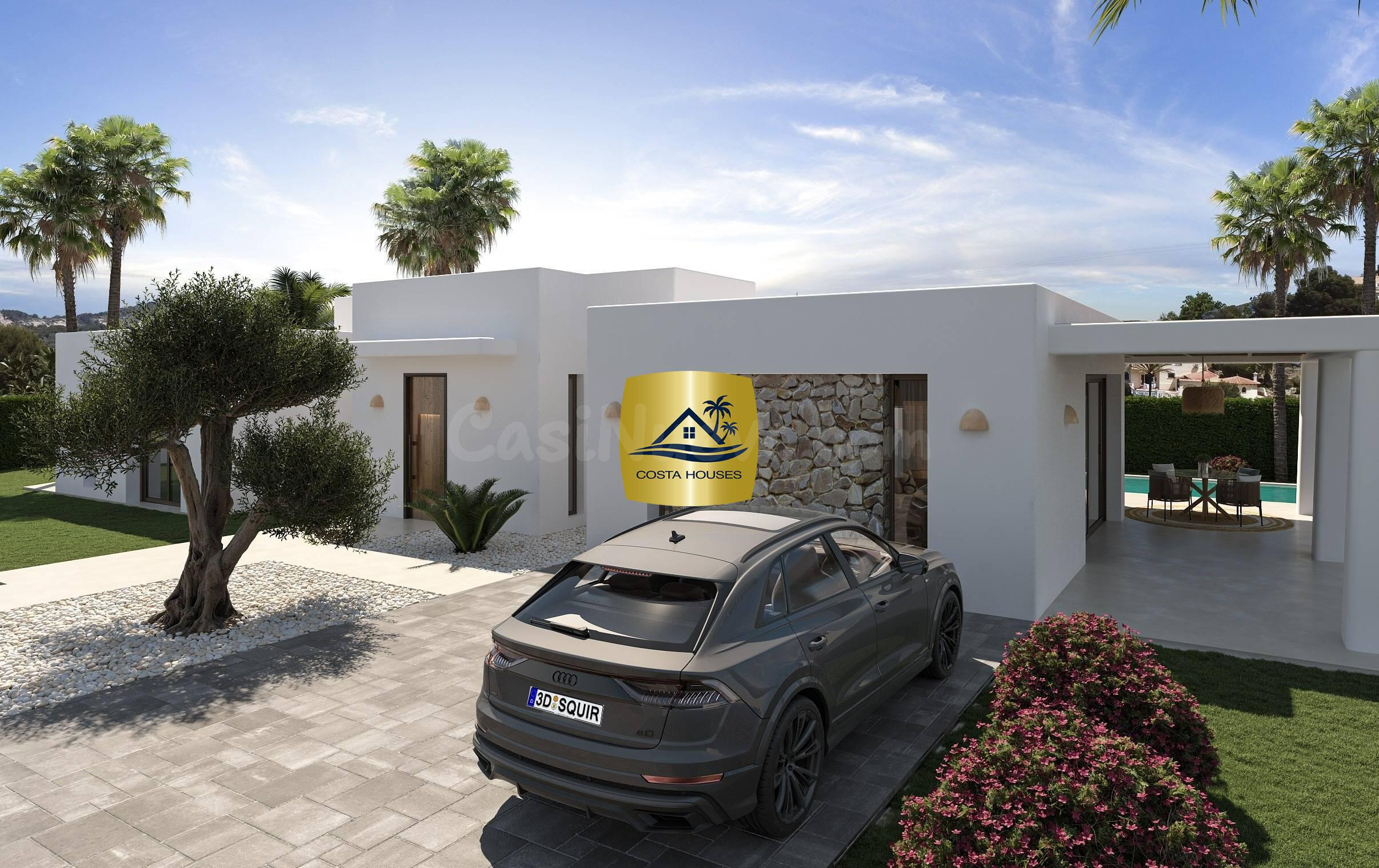 VILLA MILA - NUEVA CONTRUCCION RESIDENCIAL VILLAS IBICENCAS en Javea - Xabia