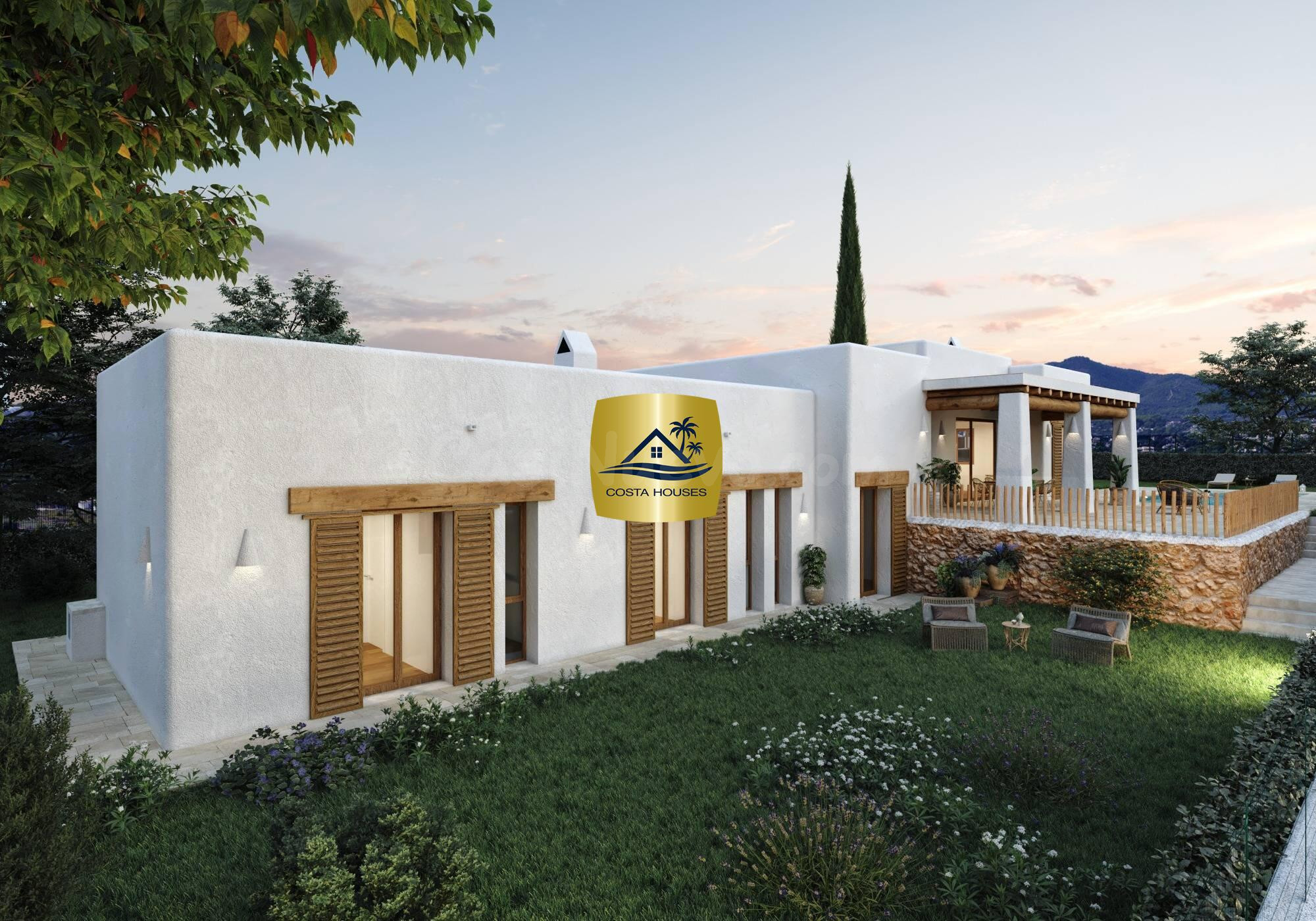 VILLA LOMA - RESIDENCIAL OBRA NUEVA VILLAS IBICENCAS en Javea, Alicante España