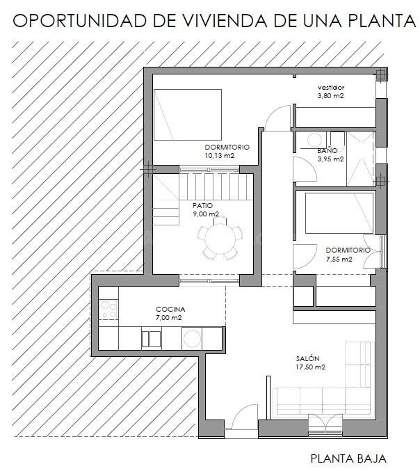 CASA CON PROYECTO Y LICENCIA DE EDIFICACION EN CAMPO DE LA V