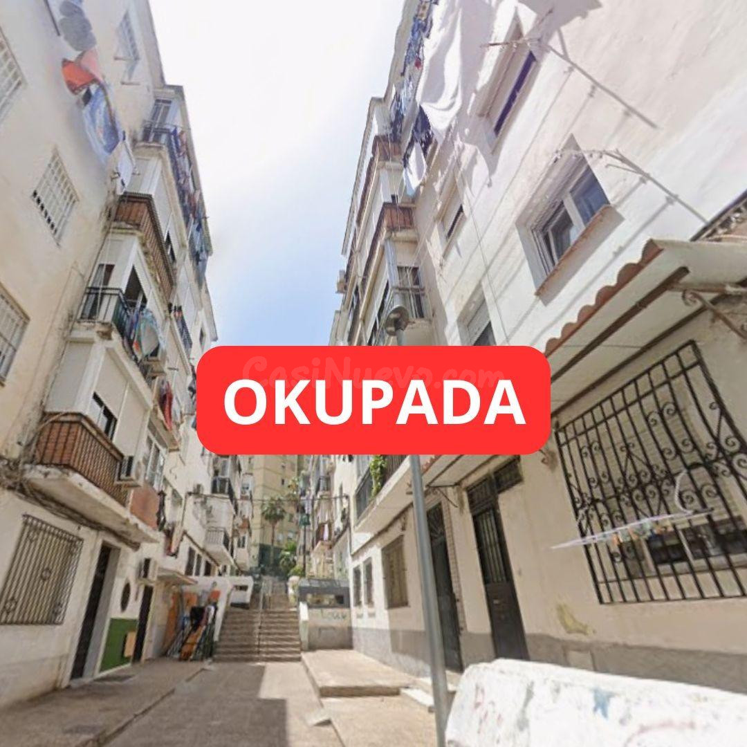 Piso okupado en Málaga