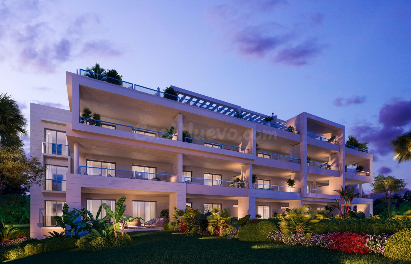 Apartamento planta baja de 2 dormitorios, 2 baños situado en La Cala de Mijas (Calanova Golf)