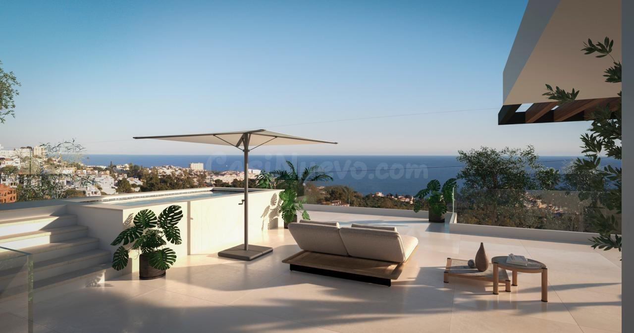 Villa de lujo con vistas panorámicas al mar en Benalmádena – - foto 4