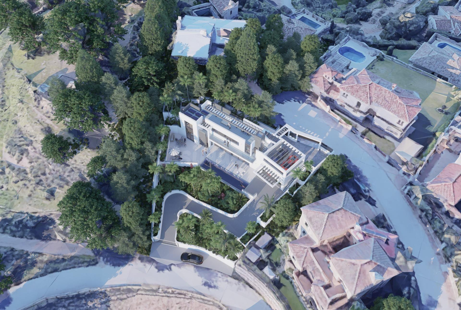 Se vende terreno en Mijas con Proyecto de Obra aprobado
